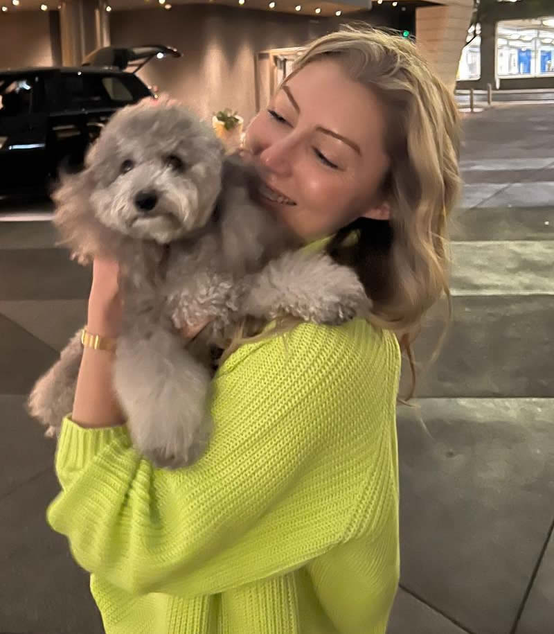 Happy pet after transport